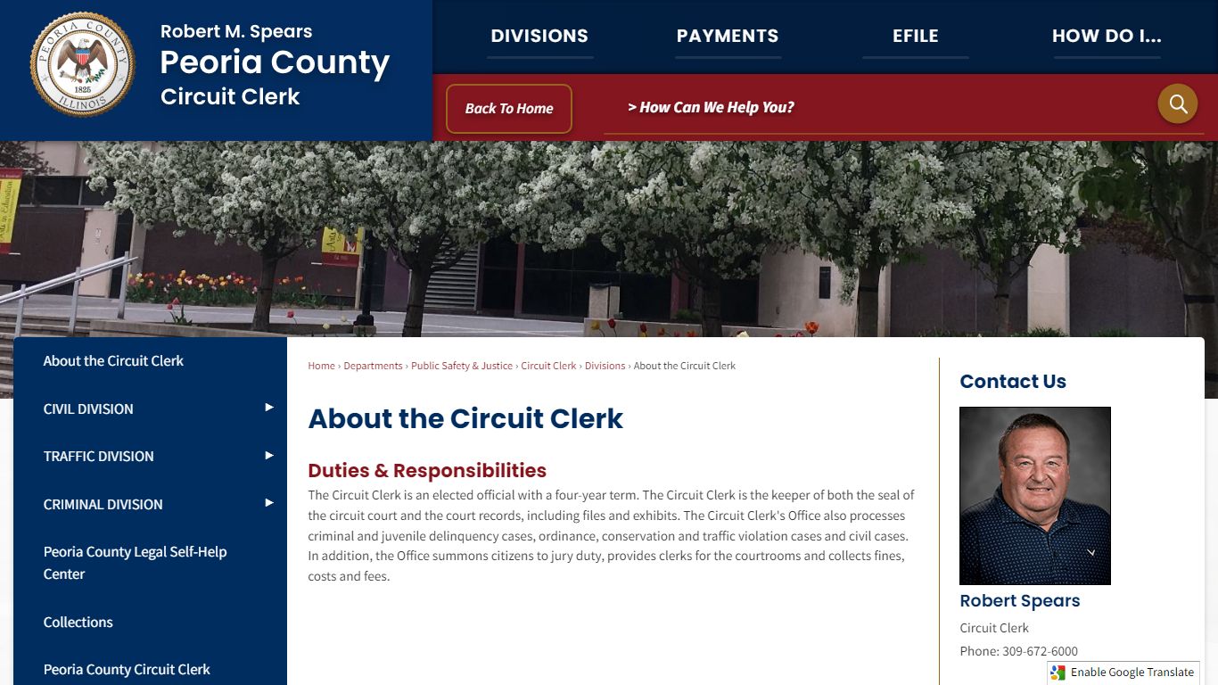 About the Circuit Clerk | Peoria County, IL